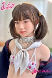 J cute 137cm バスト平  AGD19 萌咲（もえ）ヘッド 軟性シリコンヘッド＋tpeボディ セーラー服着せる宣伝画像 ろり系 等身大リアルラブドール