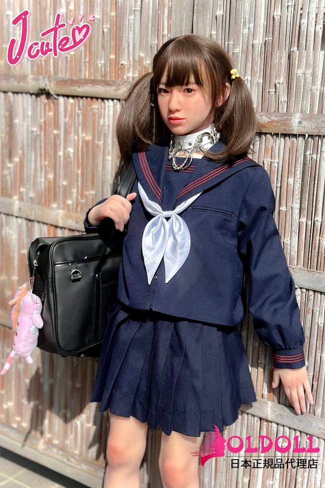 J cute 137cm バスト平 AGD19 萌咲(もえ)ヘッド 軟性シリコンヘッド+tpeボディ セーラー服着せる宣伝画像 ろり系 等身大リアルラブドール