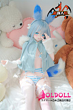 【新品キャンペーン 一つ硬めビニールヘッド+一つ軟性tpeヘッド】MOZU DOLL 130cm 新作ヘッド疾旋鼬(Chillet)ちゃん+TPE製ボディ ロリータアニメドール ソフトビニール製ヘッド 等身大ラブドール 宣伝画像と同じ制服も付属