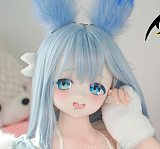 【新品キャンペーン 一つ硬めビニールヘッド+一つ軟性tpeヘッド】MOZU DOLL 130cm 新作ヘッド疾旋鼬(Chillet)ちゃん+TPE製ボディ ロリータアニメドール ソフトビニール製ヘッド 等身大ラブドール 宣伝画像と同じ制服も付属