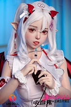 SHEDOLL 朵朵2.0（dudoduo） 148cm Cカップ 宣伝画像フルシリコン製 ROS口開閉機能付き 等身大リアルラブドール 初心者向け