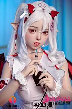 SHEDOLL 朵朵2.0（dudoduo） 148cm Cカップ 宣伝画像フルシリコン製 ROS口開閉機能付き 等身大リアルラブドール 初心者向け