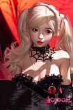 ハロウィン SHEDOLL 洛小乙2.0（luoxiaoyi） 148cm Cカップ 宣伝画像フルシリコン製 ROS口開閉機能付き 等身大リアルラブドール 初心者向け