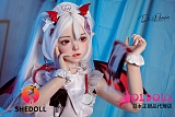 SHEDOLL 朵朵2.0（dudoduo） 148cm Cカップ 宣伝画像フルシリコン製 ROS口開閉機能付き 等身大リアルラブドール 初心者向け