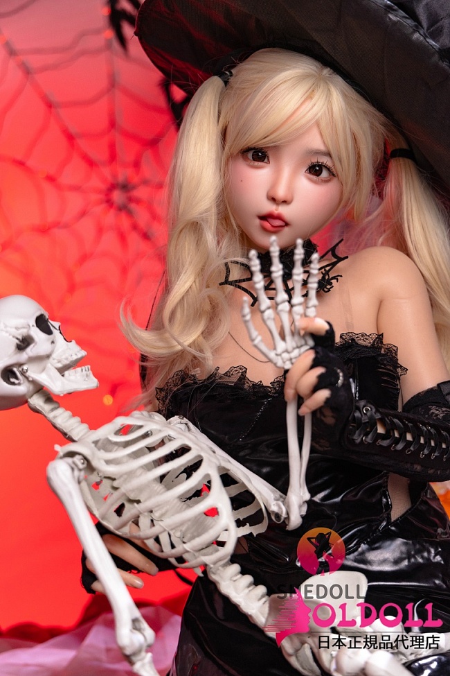 ハロウィン SHEDOLL 洛小乙2.0（luoxiaoyi） 148cm Cカップ 宣伝画像フルシリコン製 ROS口開閉機能付き 等身大リアルラブドール 初心者向け