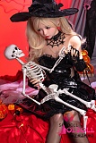 ハロウィン SHEDOLL 洛小乙2.0（luoxiaoyi） 148cm Cカップ 宣伝画像フルシリコン製 ROS口開閉機能付き 等身大リアルラブドール 初心者向け