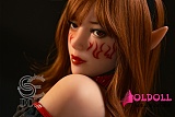 ハロウィンメイク SEDOLL 158cm Dカップ  Head#022 Samantha.E  TPE製等身大リアルラブドール