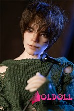 Qita Doll 最新作 シームレスドール 1/3ドール 62cm 爱莫（aimo）ちゃん 男性ラブドール ミニドール 等身大フィギュア フルシリコン製  ペニス着脱式  等身大リアルドール イケメン