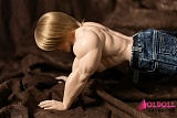 Qita Doll 最新作 シームレスドール 1/3ドール 62cm 强（qiang）ちゃん男性ラブドール ミニドール 等身大フィギュア フルシリコン製  ペニス着脱式  等身大リアルドール イケメン