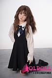 AXBDOLL 142cm バスト平ら  #A144ヘッド TPEドール 掲載画像がリアルメイク塗装加工あり ロリ系TPEラブドール
