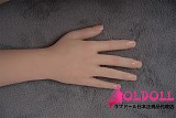 AXBDOLL 110cm バスト平ら  #A169ヘッド TPEドール 掲載画像がリアルメイク塗装加工あり ロリ系TPEラブドール