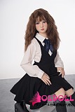 AXBDOLL 142cm バスト平ら  #A144ヘッド TPEドール 掲載画像がリアルメイク塗装加工あり ロリ系TPEラブドール