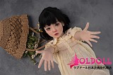 AXBDOLL 110cm バスト平ら  #A169ヘッド TPEドール 掲載画像がリアルメイク塗装加工あり ロリ系TPEラブドール