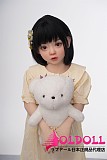 AXBDOLL 110cm バスト平ら  #A169ヘッド TPEドール 掲載画像がリアルメイク塗装加工あり ロリ系TPEラブドール