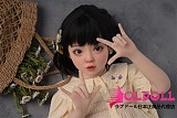 AXBDOLL 110cm バスト平ら  #A169ヘッド TPEドール 掲載画像がリアルメイク塗装加工あり ロリ系TPEラブドール