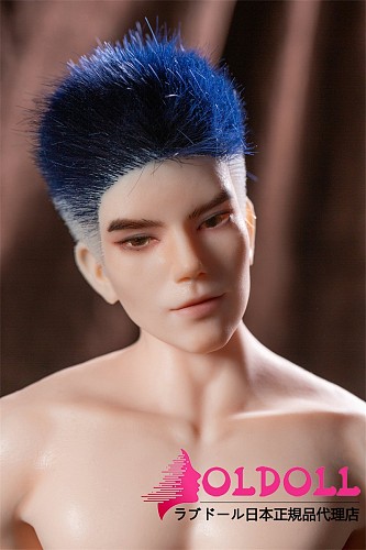 Qita Doll 最新作 シームレスドール 1/3ドール 62cm 爱莫（aimo）ちゃん  植毛ウィッグ版 男性ラブドール ミニドール 等身大フィギュア フルシリコン製  ペニス着脱式  等身大リアルドール イケメン