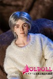Qita Doll 最新作 シームレスドール 1/3ドール 61cm 涼介（りょうすけ）ちゃん  植毛ウィッグ版 男性ラブドール ミニドール 等身大フィギュア フルシリコン製  ペニス着脱式  等身大リアルドール イケメン