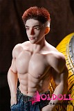 Qita Doll 最新作 シームレスドール 1/3ドール 63cm 戦狼（zhanlang）ちゃん  植毛ウィッグ版 男性ラブドール ミニドール 等身大フィギュア フルシリコン製  ペニス着脱式  等身大リアルドール イケメン