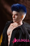 Qita Doll 最新作 シームレスドール 1/3ドール 62cm 爱莫（aimo）ちゃん  植毛ウィッグ版 男性ラブドール ミニドール 等身大フィギュア フルシリコン製  ペニス着脱式  等身大リアルドール イケメン