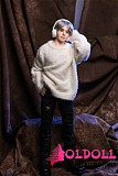 Qita Doll 最新作 シームレスドール 1/3ドール 61cm 涼介（りょうすけ）ちゃん  植毛ウィッグ版 男性ラブドール ミニドール 等身大フィギュア フルシリコン製  ペニス着脱式  等身大リアルドール イケメン
