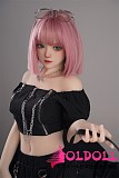 AXBDOLL  ヘッド#TD43R-w 140cm バスト中  掲載画像がリアルメイク塗装加工あり ロリ系TPEラブドール