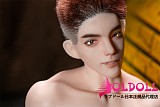 Qita Doll 最新作 シームレスドール 1/3ドール 63cm 戦狼（zhanlang）ちゃん  植毛ウィッグ版 男性ラブドール ミニドール 等身大フィギュア フルシリコン製  ペニス着脱式  等身大リアルドール イケメン