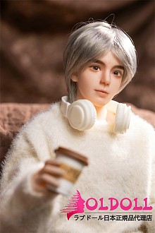 Qita Doll 最新作 シームレスドール 1/3ドール 61cm 涼介（りょうすけ）ちゃん  植毛ウィッグ版 男性ラブドール ミニドール 等身大フィギュア フルシリコン製  ペニス着脱式  等身大リアルドール イケメン