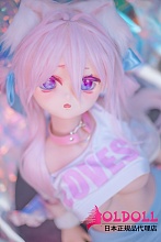 満月人形 アニメドール 猫娘ちゃん 123cm tpeボディ ソフトビニールヘッド+TPEボディ ラブドール