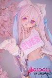 満月人形 アニメドール 猫娘ちゃん 123cm tpeボディ ソフトビニールヘッド+TPEボディ ラブドール