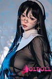 Bezlya DOLL 168cm Fカップ  #青棠（qingtang）ヘッド 2.2Uシリーズ メイク① フルシリコン製 眉毛と睫毛植毛加工あり 等身大リアルラブドール