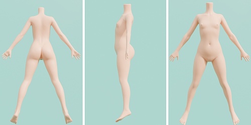 【S-TPE製】IROKEBIJIN(色気美人) 新しいシリーズ 110-130cm ボディ単体 ラブドール