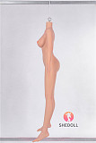 SHEDOLL 超軽量化33kg 最新作ボディ168cm Dカップ ヘッド顾小雨（guxiaoyu）胡桃メイク  宣伝画像フルシリコン製  等身大リアルラブドール