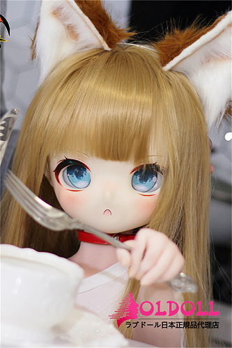 暫く在庫なし【即納・国内発送・送料無料】MOZU DOLL 115cm Aカップ 黄豆狐ちゃん ソフトビニール製頭部 TPE製ボディ  ラブドール 宣伝画像と同じ制服も付属