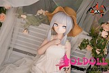 【新品キャンペーン 一つ硬めビニールヘッド+一つ軟性tpeヘッド】MOZU DOLL 130cm 灵华(linhua)ちゃん+TPE製ボディ 普段着 等身大ラブドール 宣伝画像と同じ制服も付属