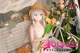 【新品キャンペーン 一つ硬めビニールヘッド+一つ軟性tpeヘッド】MOZU DOLL 130cm 灵华(linhua)ちゃん+TPE製ボディ 普段着 等身大ラブドール 宣伝画像と同じ制服も付属