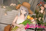 【新品キャンペーン 一つ硬めビニールヘッド+一つ軟性tpeヘッド】MOZU DOLL 130cm 灵华(linhua)ちゃん+TPE製ボディ 普段着 等身大ラブドール 宣伝画像と同じ制服も付属