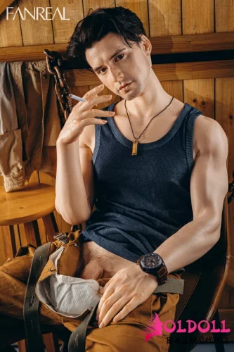 FANREAL 最新作 男性ラブドール male doll 173cm 35kg  #Henryヘッド 一体式ペニス 筋肉タイプ フルシリコン製男ドール