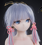 【新品キャンペーン 一つ硬めビニールヘッド+一つ軟性tpeヘッド】MOZU DOLL 130cm 灵华(linhua)ちゃん+TPE製ボディ 普段着 等身大ラブドール 宣伝画像と同じ制服も付属