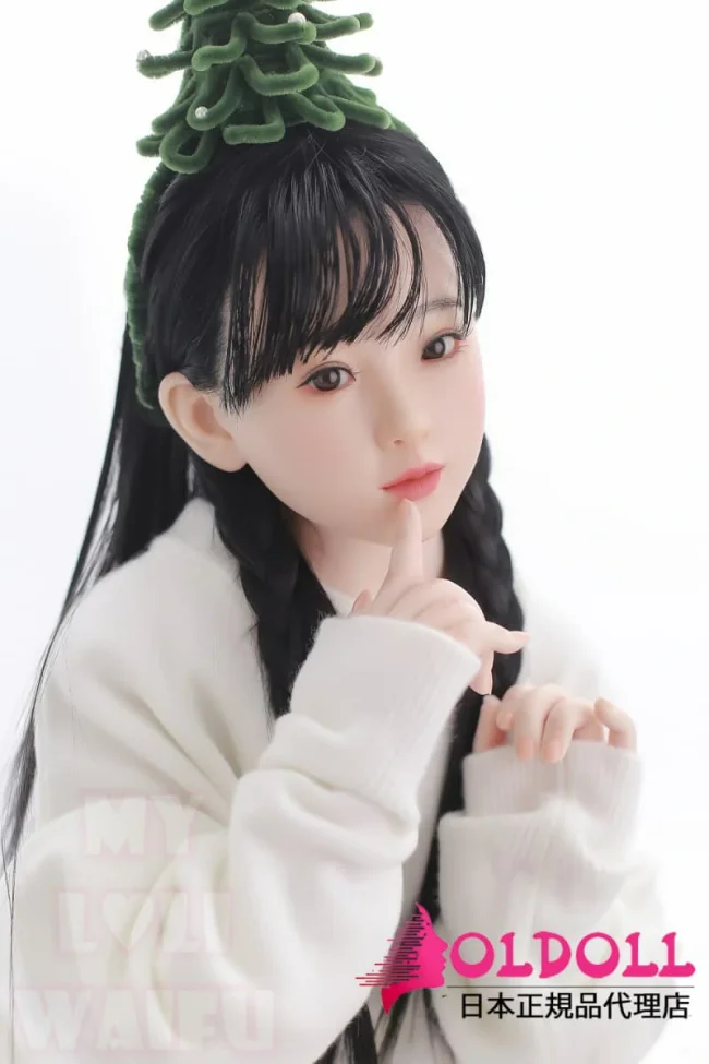 My Loli Waifu ドール フルシリコン製127cm Aカップ #88 MOMOヘッド 宣伝画像髪の毛の植毛あり 等身大リアルラブドール