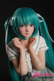 BC DOLL 60cm Bカップ 2.7kg 初音未来Hatsune Mikuヘッド コスプレ シリコン製ミニドール  セクシー可能ラブドール 等身大フィギュア