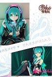羊角社doll 155cm AAカップ #初音未来ヘッド ソフトビニール製ヘッド+S-TPE製ボディ 等身大アニメドール 2.5次元コスプレセクシードール ラブドール