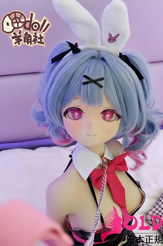 羊角社doll 155cm（155N） #ラビットホールヘッド デカールメイク ソフトビニール製ヘッド+S-TPE製ボディ 等身大アニメドール 2.5次元コスプレセクシーダッチワイフ ラブドール