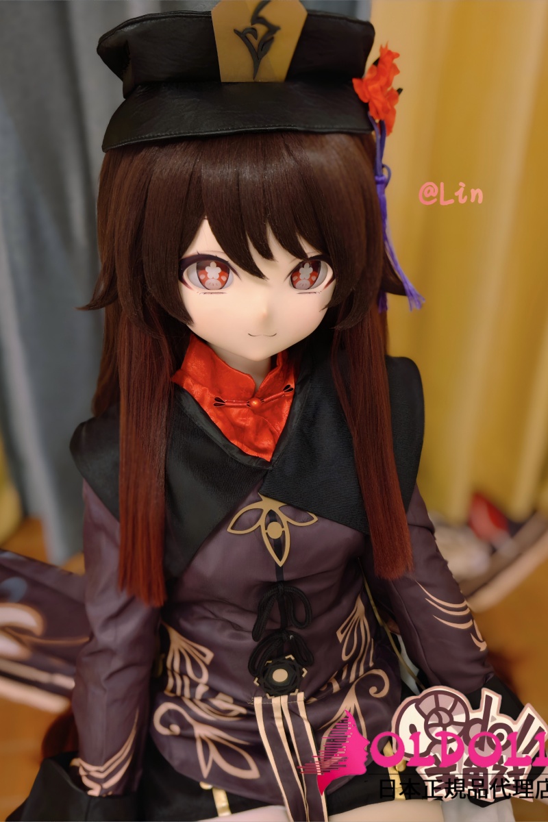 羊角社doll 155cm （155N）#胡桃（Hu Tao）ヘッド ソフトビニール製