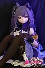 羊角社doll 155cm AAカップ #刻晴（Keqing）ヘッド ソフトビニール製ヘッド+S-TPE製ボディ 等身大フィギュア アニメドール 2.5次元コスプレ セクシーダッチワイフ ラブドール