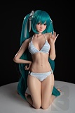 BC DOLL 60cm Bカップ 2.7kg 初音未来Hatsune Mikuヘッド コスプレ シリコン製ミニドール  セクシー可能ラブドール 等身大フィギュア