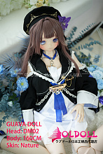 guavadoll（グアバ）番石榴 160cm Cカップ 黑塔ヘッド  ビニール（PVC）ヘッド+ビニール（PVC）ボディ 1：1 等身大ラブドール BJDドール ナチュラル肌色