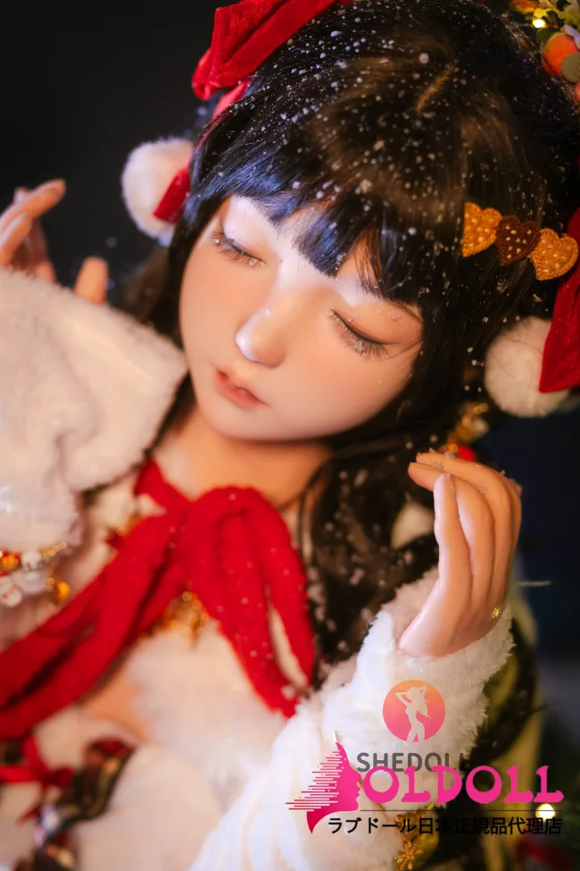 クリスマス SHEDOLL 北栀(beizhi) 148cm Cカップ 宣伝画像フルシリコン製 硬めシリコンヘッド 等身大リアルラブドール 初心者向け