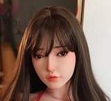 クリスマス SHEDOLL 北栀（beizhi） 148cm Cカップ 宣伝画像フルシリコン製 硬めシリコンヘッド 等身大リアルラブドール 初心者向け