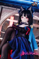 MOZU DOLL 115cm Aカップ雅雅ちゃん ソフトビニール製頭+TPE製ボディ  ロリ系ラブドール 宣伝画像と同じ制服も付属