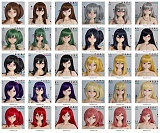 IROKEBIJIN(色気美人) ミニライプ 80/90cmラブドール適切ウィッグ単品